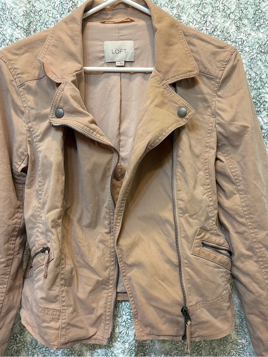 LOFT Jackets & Blazers - LOFT Women's Dusty Blush Moto Jacket